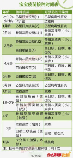 最新疫苗接种时间表，了解、遵循，保障健康之路