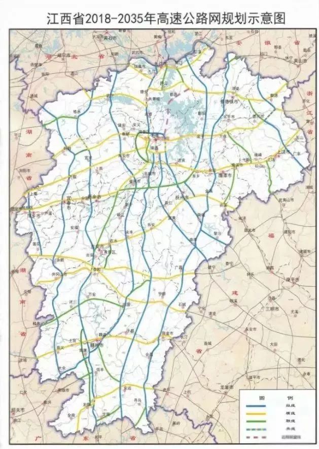 江西高速公路最新地图概览