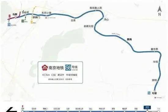 南京S6地铁最新线路图，开启城市交通枢纽新篇章